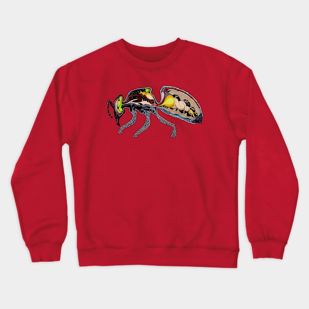 Honey Bee - Dissection Crewneck Sweatshirt by wrg_gallery